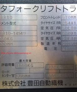 Xe Nâng Điện Toyota 7FBR10-14519