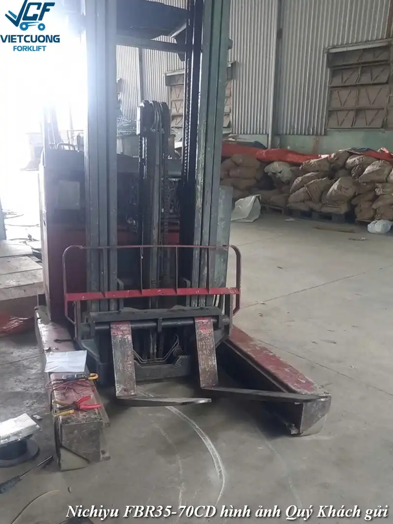 Hình ảnh xe nâng Nichiyu FBR35 Khách gửi