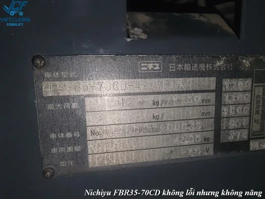 Sửa xe nâng Nichiyu FBR35
