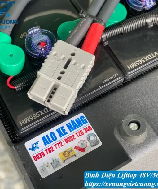 Bình điện Lifttop 48V-565Ah giao ngày 8/7/2024