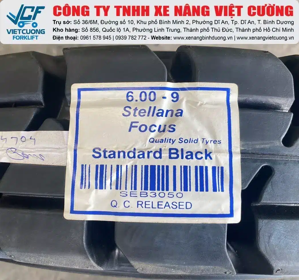 Lốp xe nâng Stellana Power 6.00-9