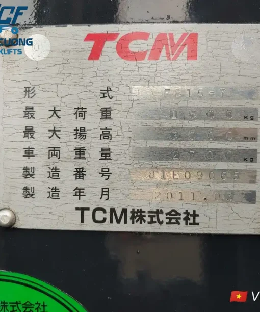 Xe nâng điện TCM