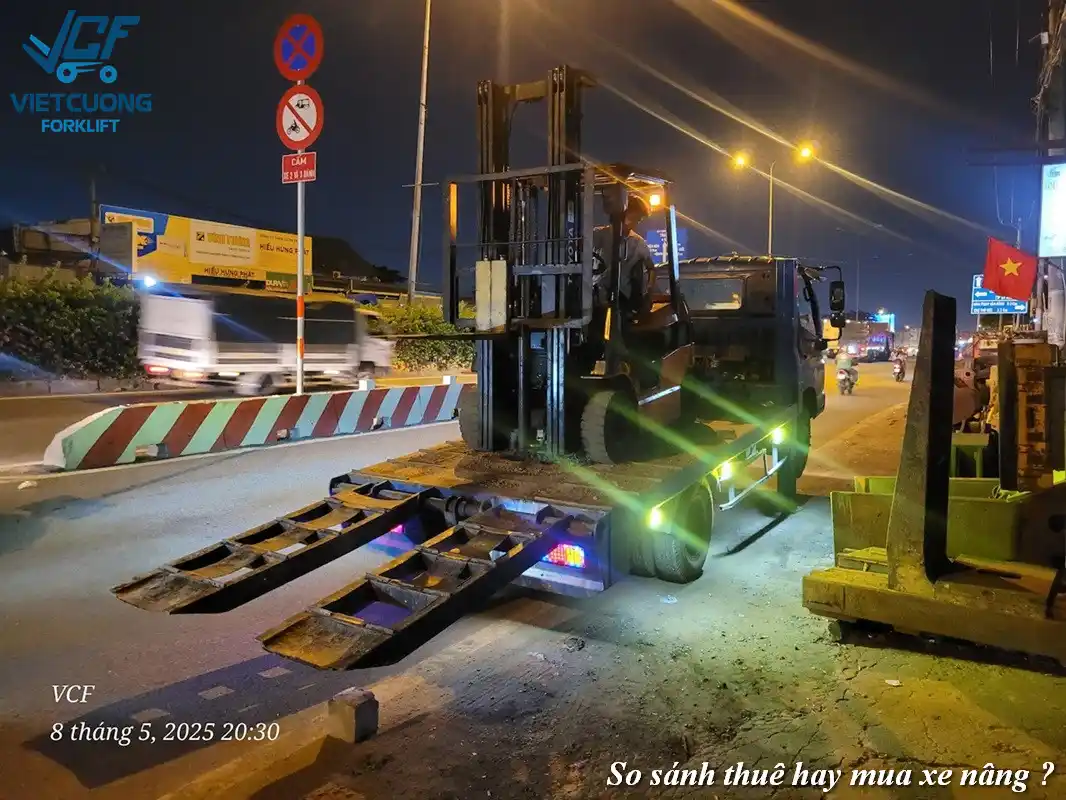 nên thuê hay mua xe nâng