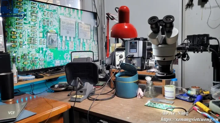 sửa chữa board xe nâng điện