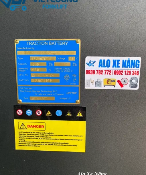 Bình điện Lifttop 4PZH620T