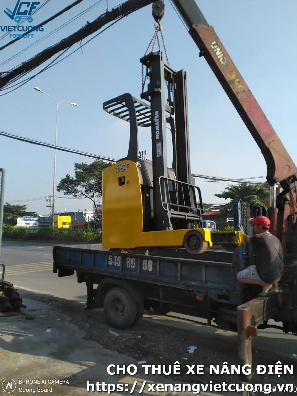 Cho Thuê Xe Komatsu cao 4m5