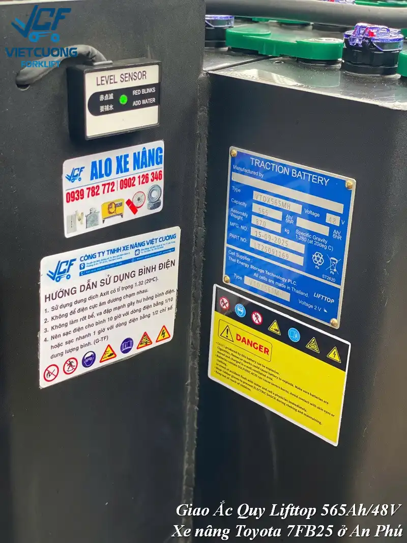 Thay Ắc Quy Lifttop ở An Phú