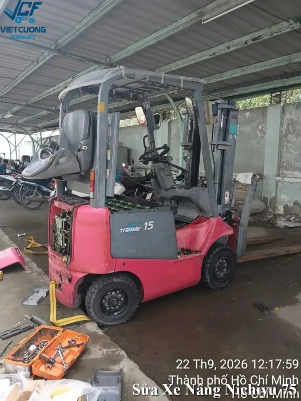 Sửa xe nâng Nichiyu 75 ở Long An